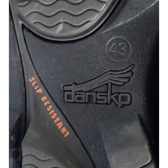 DANSKO Men's Wyatt Oxford Shoes Black Leather Lace Up Sz 43 9.5 10 - Picture 15 of 16